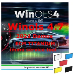 2023 HOT Selling WinOLS 4.7 With Plugins +2021 Damos +ECM TITANIUM+ immo service tool v1.2 All Data Auto Repair Software