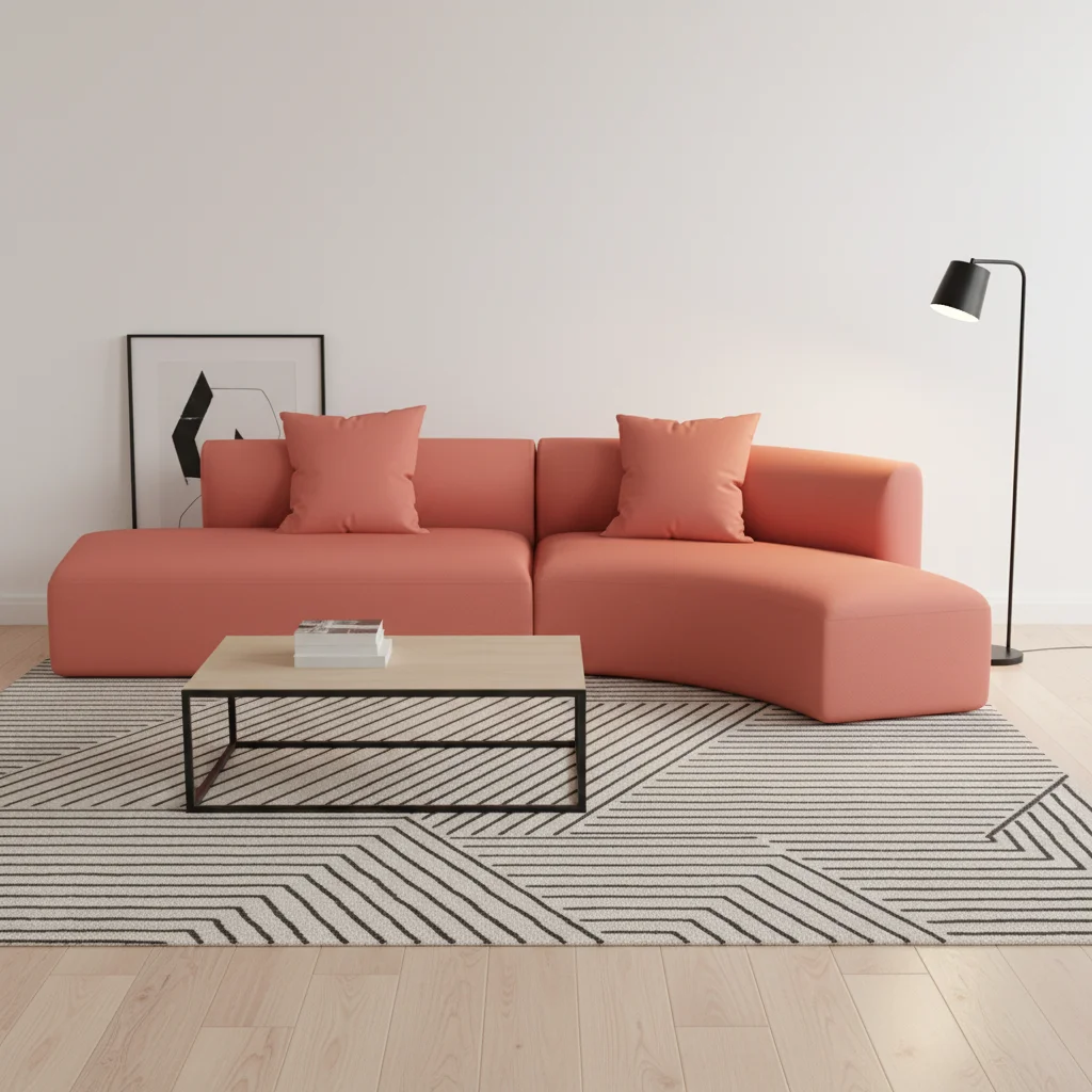 xx-Ergonomic Microfiber Fabric Sectional Office Sofa Bed Set Modular Durable Modern Lounge for Hotel and Workshop Use^