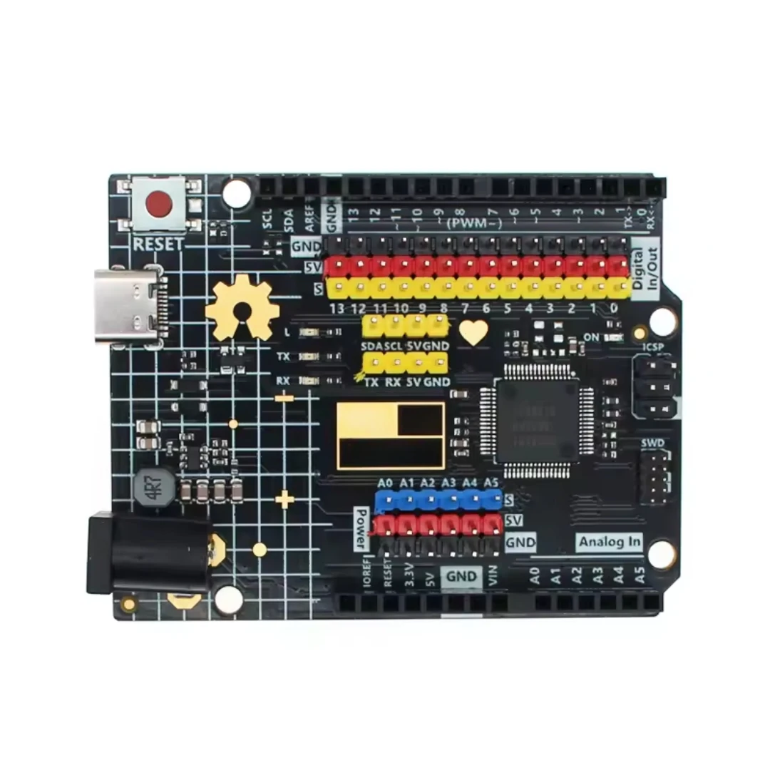 وحدة لوحة تطوير UNO R4 Minima WIFI لوحة أم رسمية متوافقة مع تحكم تعلم برمجة Arduino