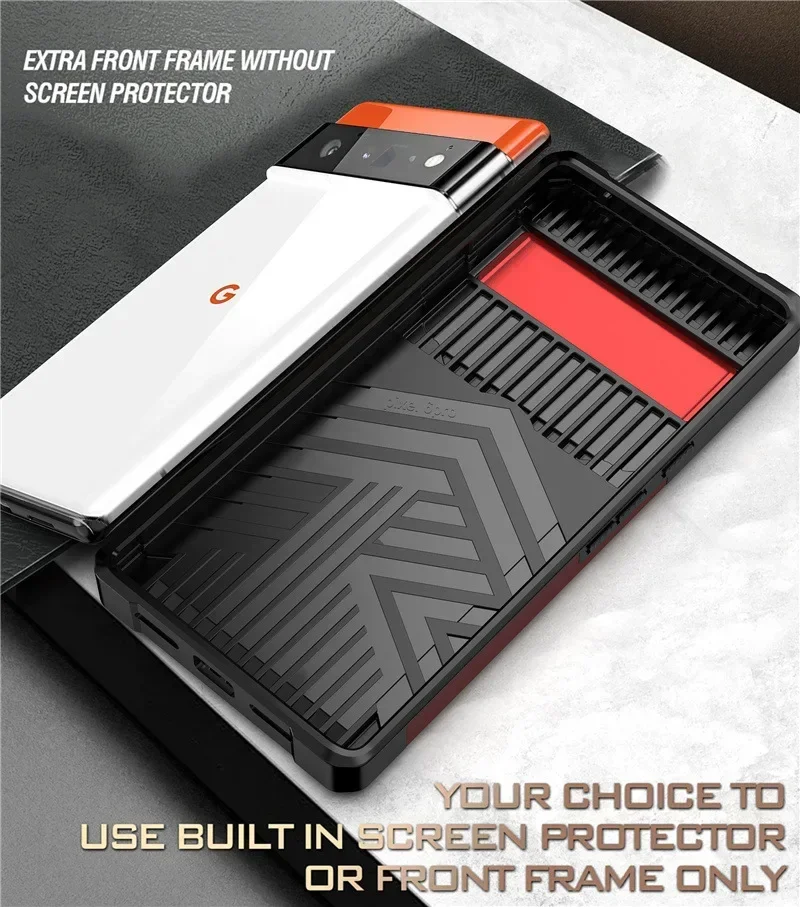 Etui Armor Shockproof Case dla Google Pixel 9 8 7 6 Pro XL 8A 7A 6A Metal Ring Holder Camera Lens Protection Holder Back Cover