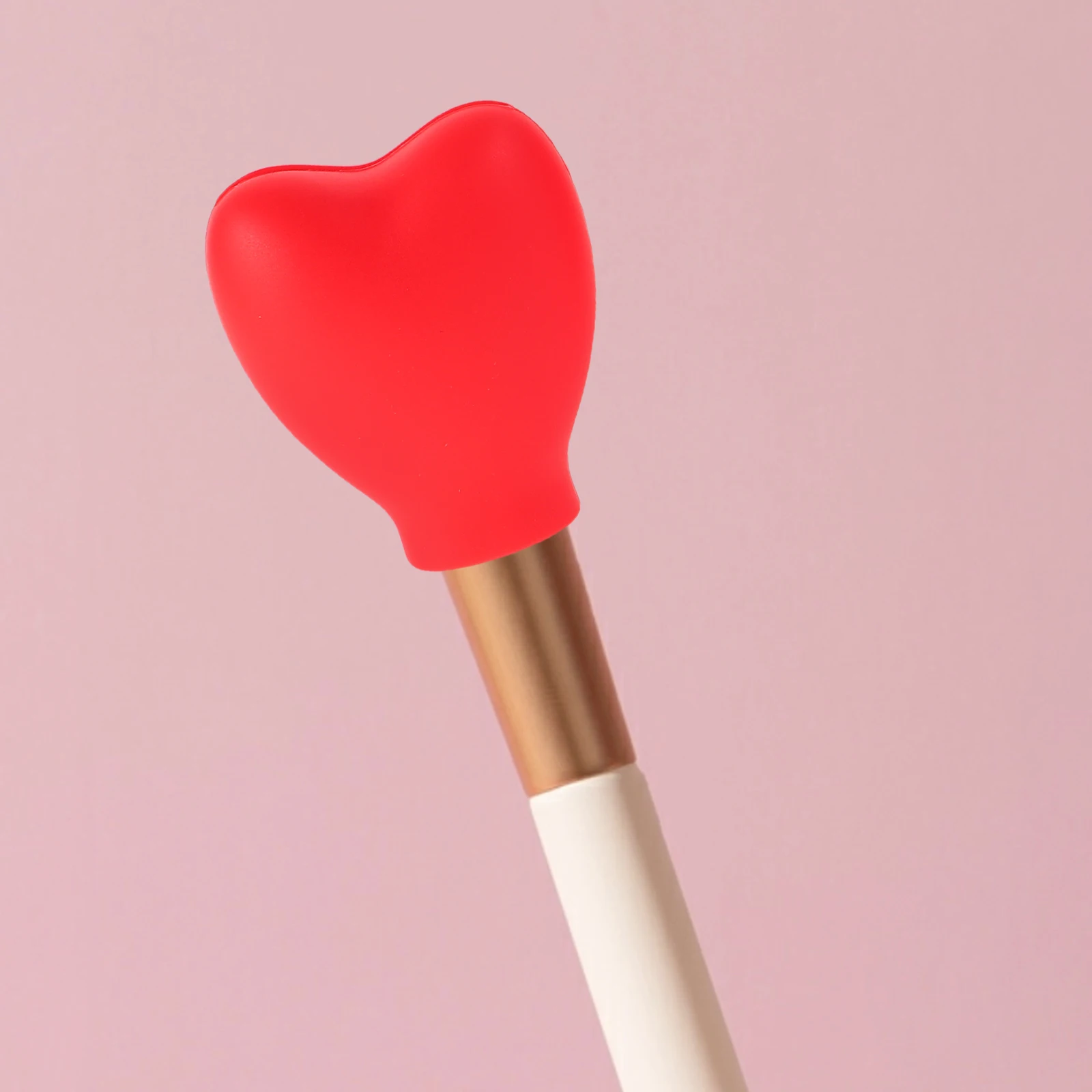 

3 Pcs Makeup Brush Set Heart Shaped Protection Protector Cap Brushes Sleeve Covers