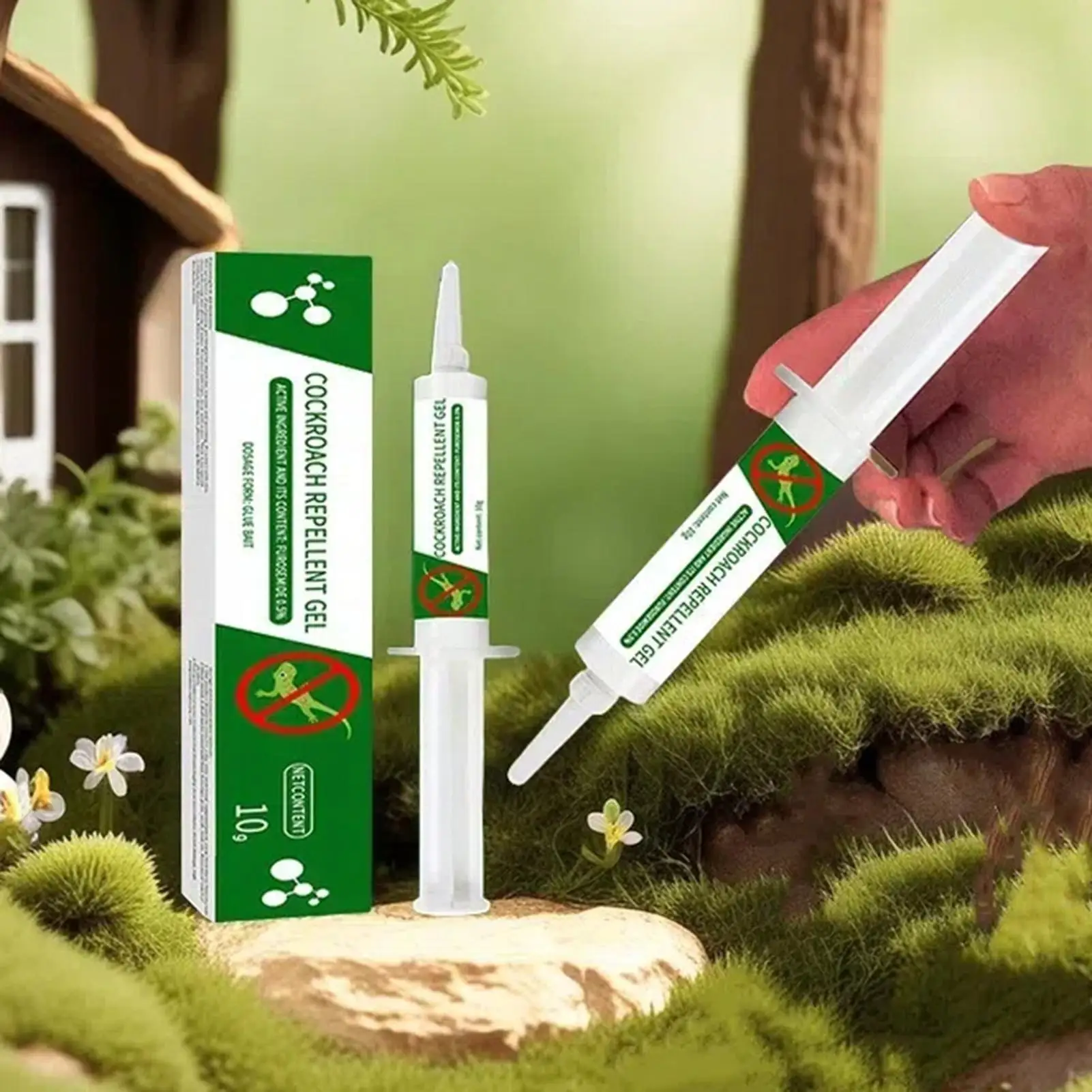 Gecko Repeller Oorch Reptile Bait Gel Mild Long-Lasting Gecko Bait Gel for Patio Balcony Porch Yard Garden Apartment Camping