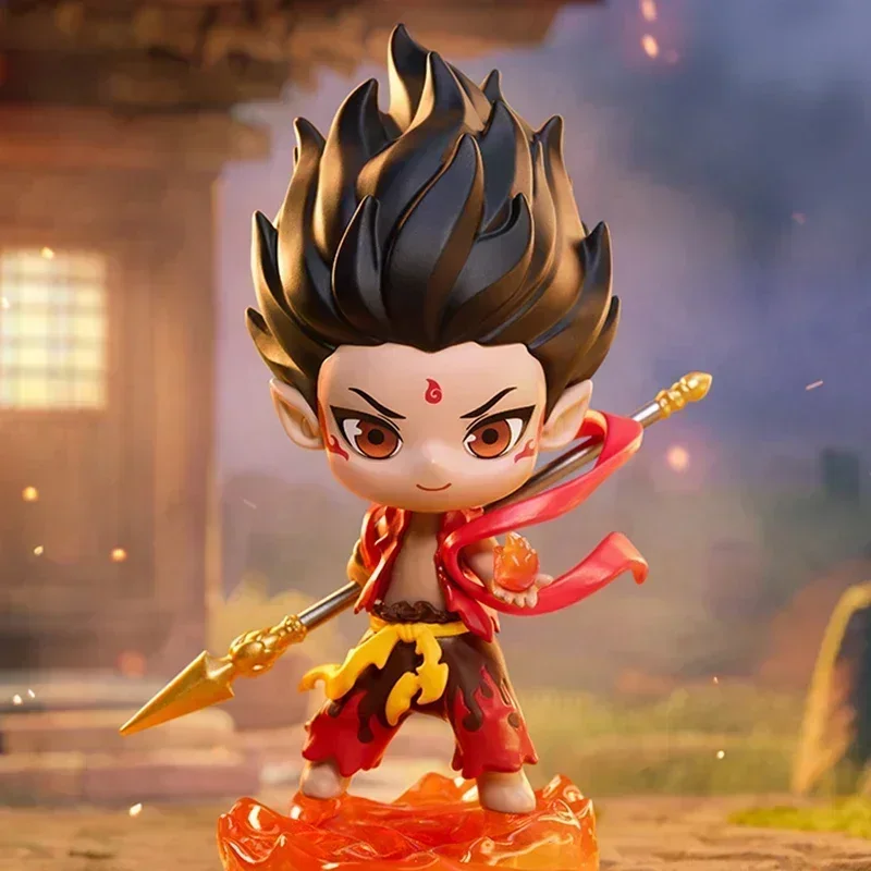 البوب مارت NeZha2Born Bonds سلسلة صندوق أعمى اللعب صندوق الغموض تخمين حقيبة دمية لطيف أنيمي الشكل سطح المكتب الحلي جمع
