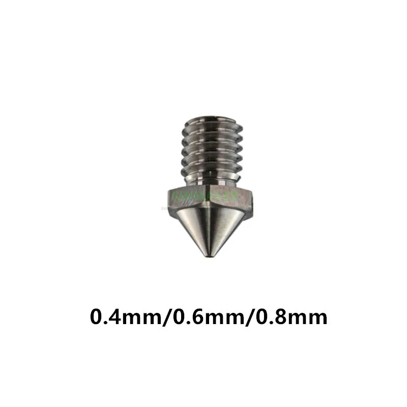 1pc FLASHFORGE CREATOR 3 PRO / CREATOR 4 / Guider 3 (Plus)  STAINLESS STEEL NOZZLE , 3D Printer Parts