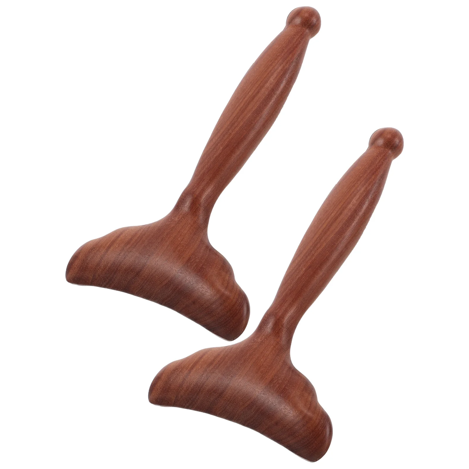 2 قطعة أدوات تدليك الوجه Guasha من الخشب الصلب على شكل مروحة لوحات كشط للوجه والرقبة للاسترخاء مدلك العناية بالبشرة المحمول