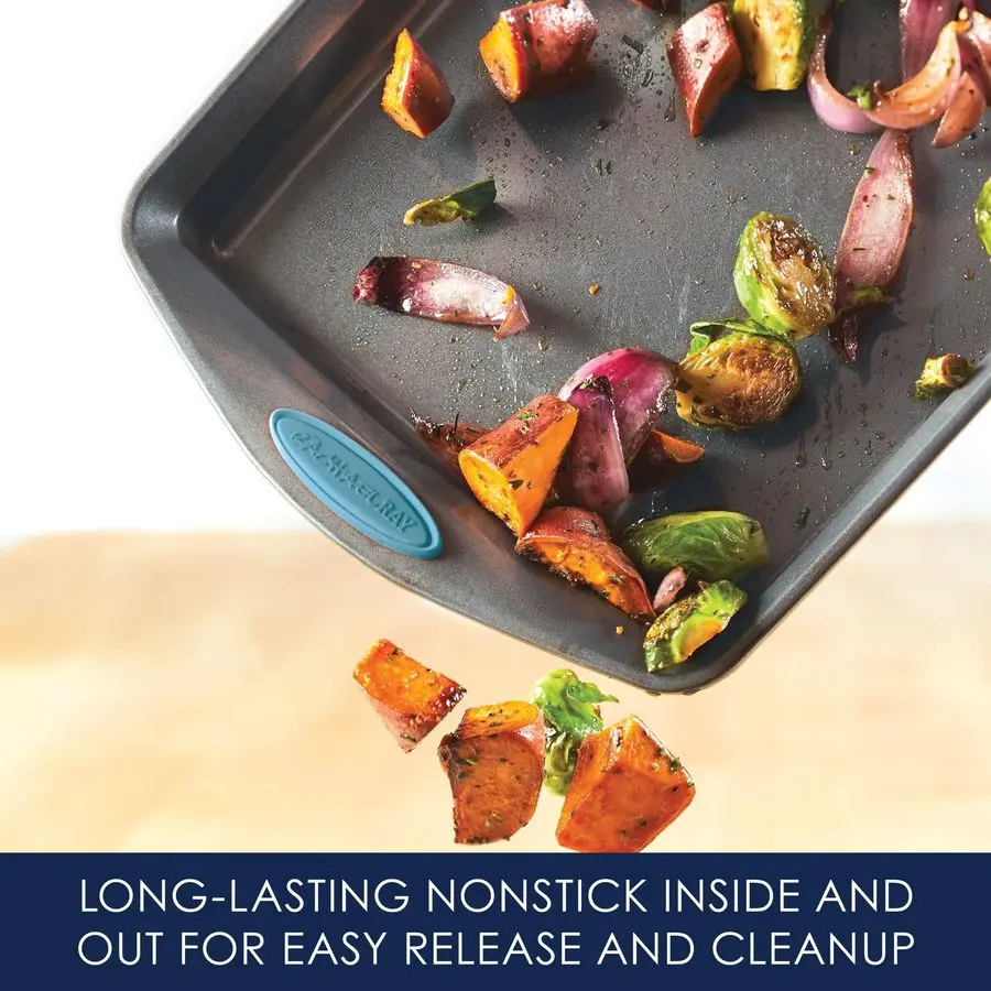 

Набор антипригарных форм для выпечки печенья, 3 предмета, серый с ручками цвета агава.