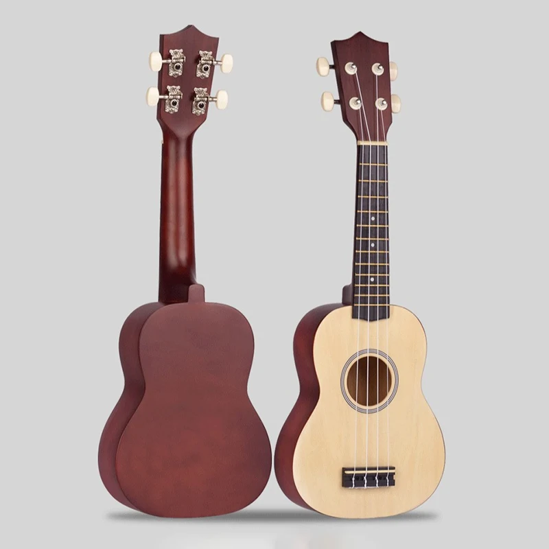 21 Inches Ukulele Small Children's Beginners Ukulele Entry Level Four Nylon Strings Ukuleles Basswood Panel Matte Ukuleles