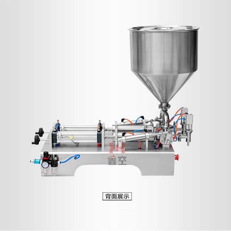 Pneumatic Liquid Filling Machine For Shampoo Cosmetic Honey Ketchup Piston Paste Filler