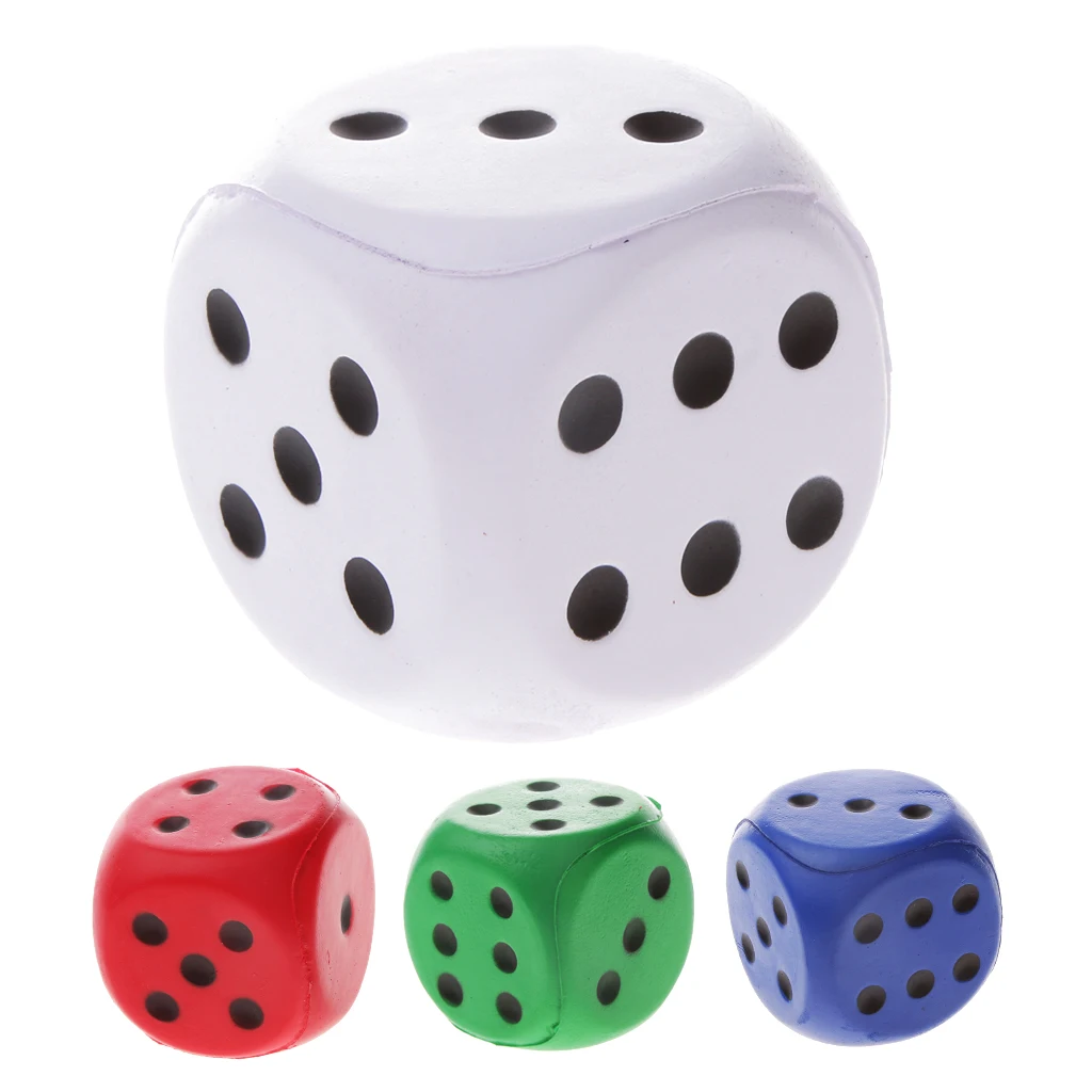 Sponge Dice Spot Foam Puzzle Games Set Education Props Accessary Family