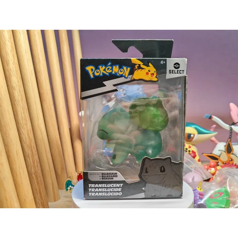 

Pokemon Figure Bulbasaur Transparent Model Ornaments Accessories Children Collection Present