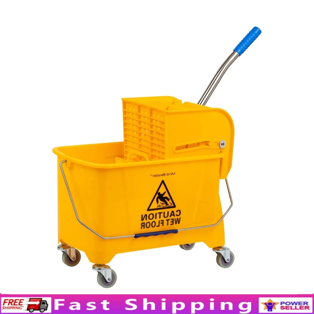 

Мобильное сверхмощное ведро для швабры, прямой пресс, грузоподъемность 22 литра, прочный полиэтилен, легко носить с собой, не маркировочные колеса