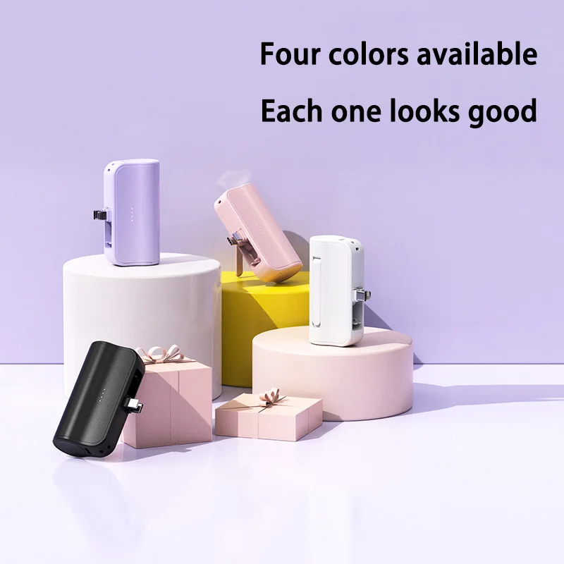 Mini Capsule 50000mAh High Capacity Power Bank Portable Wireless Fast Charging External Battery For iPhone Huawei Samsung view 6
