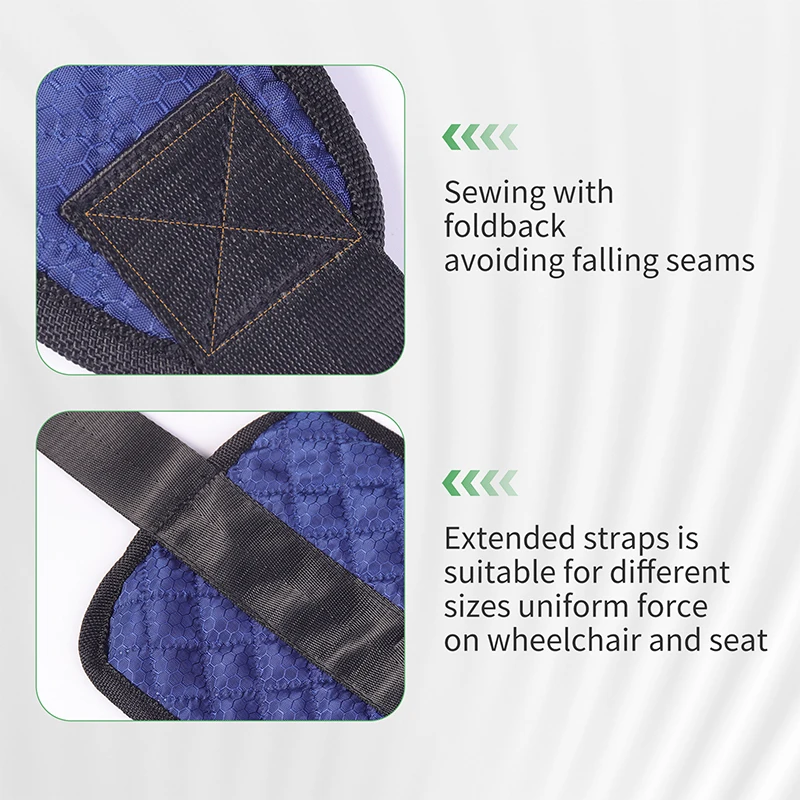 كرسي متحرك يجلس مساعدة حبال السلامة-أحزمة أمن المريض الناعمة تحديد المواقع دعم الإفراج الذاتي التفاف حول الأحزمة #5