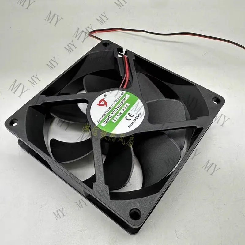 TT  1PCS YTD249225S000 DC24V 0.30A 92*25MM 2-wire inverter cooling fan