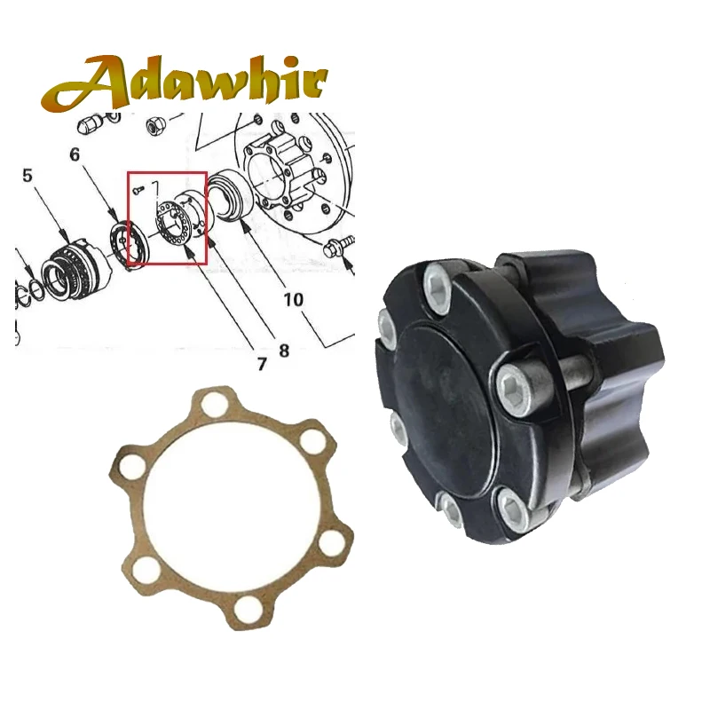 1 Unit x Free Wheel Locking Hub For Isuzu Rodeo Trooper Chevrolet LUV Opel Campo 8971193620 97119362 326060 97117816 326059 B070