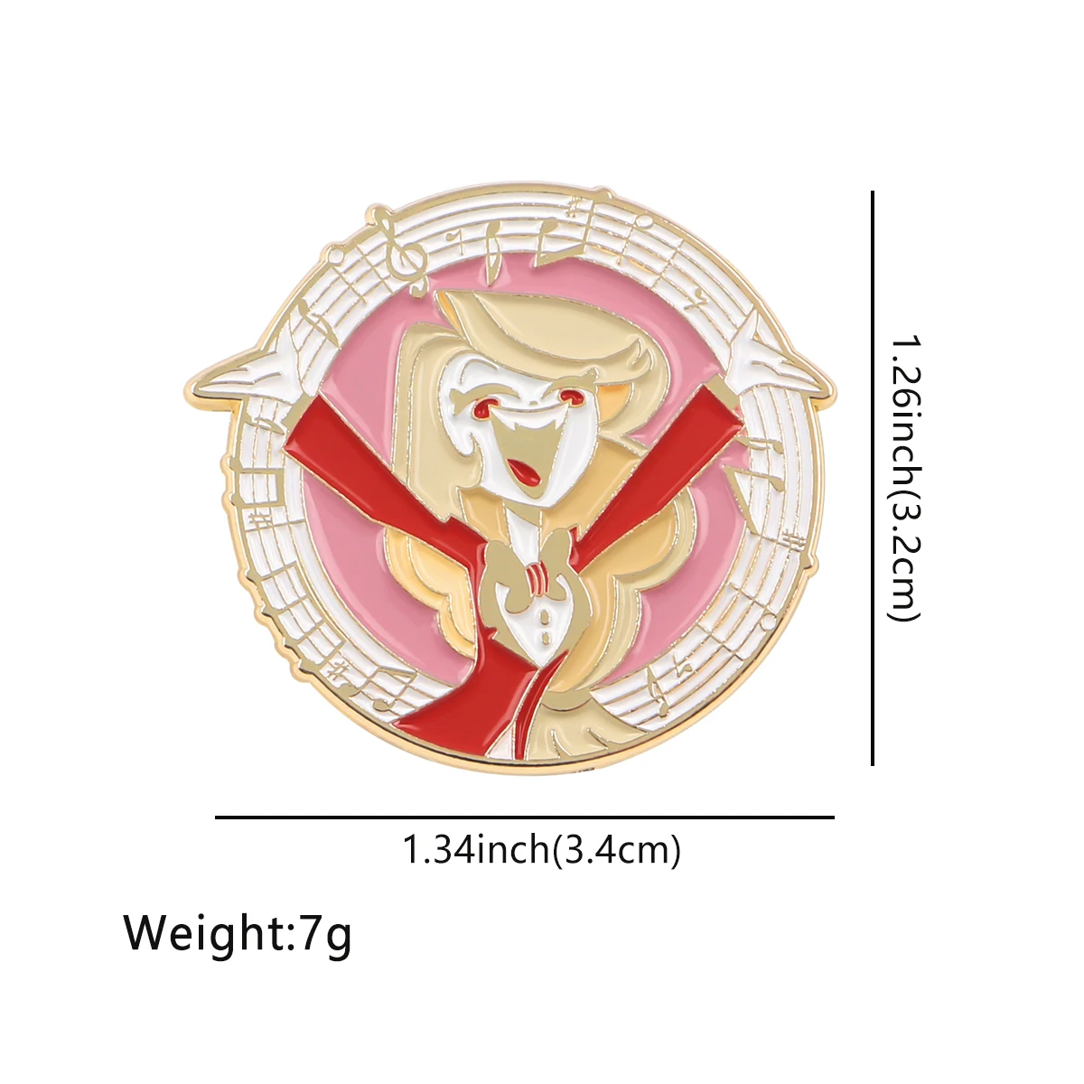 Devil Singer Enamel Pins Custom Brooches Lapel Badges Briefcase backpacks Accessories Decoration Jewelry