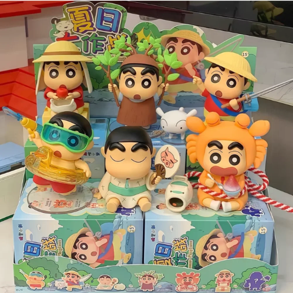 

Карандаш Shin chan, классическая сцена, слепая коробка, модная игровая периферийная кукла, настольный орнамент, кукла, игрушка, подарок на день рождения