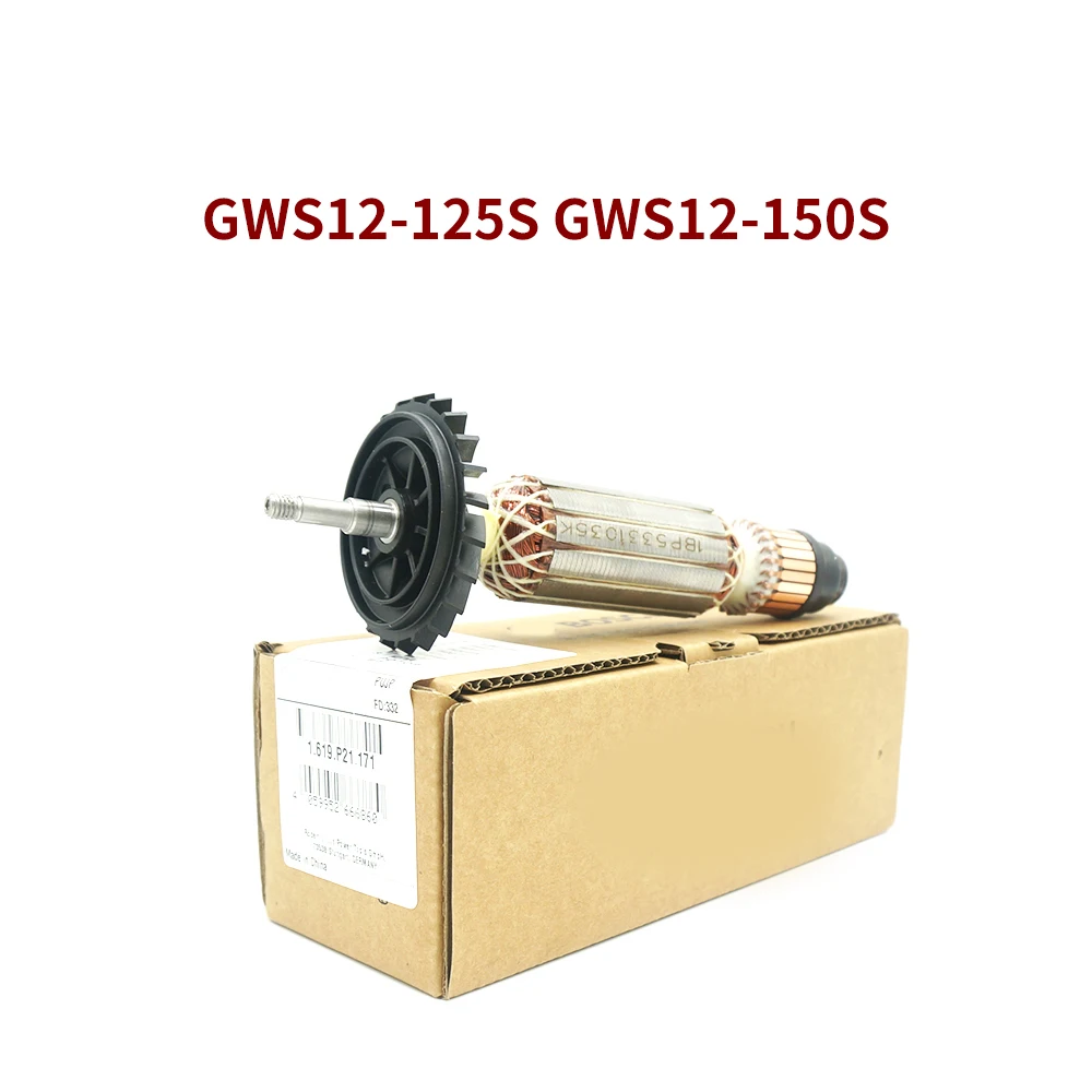 

AC220-240V armature for Bosch GWS12-125S GWS12-150S impact drill anchor rotor motor accessories replacement