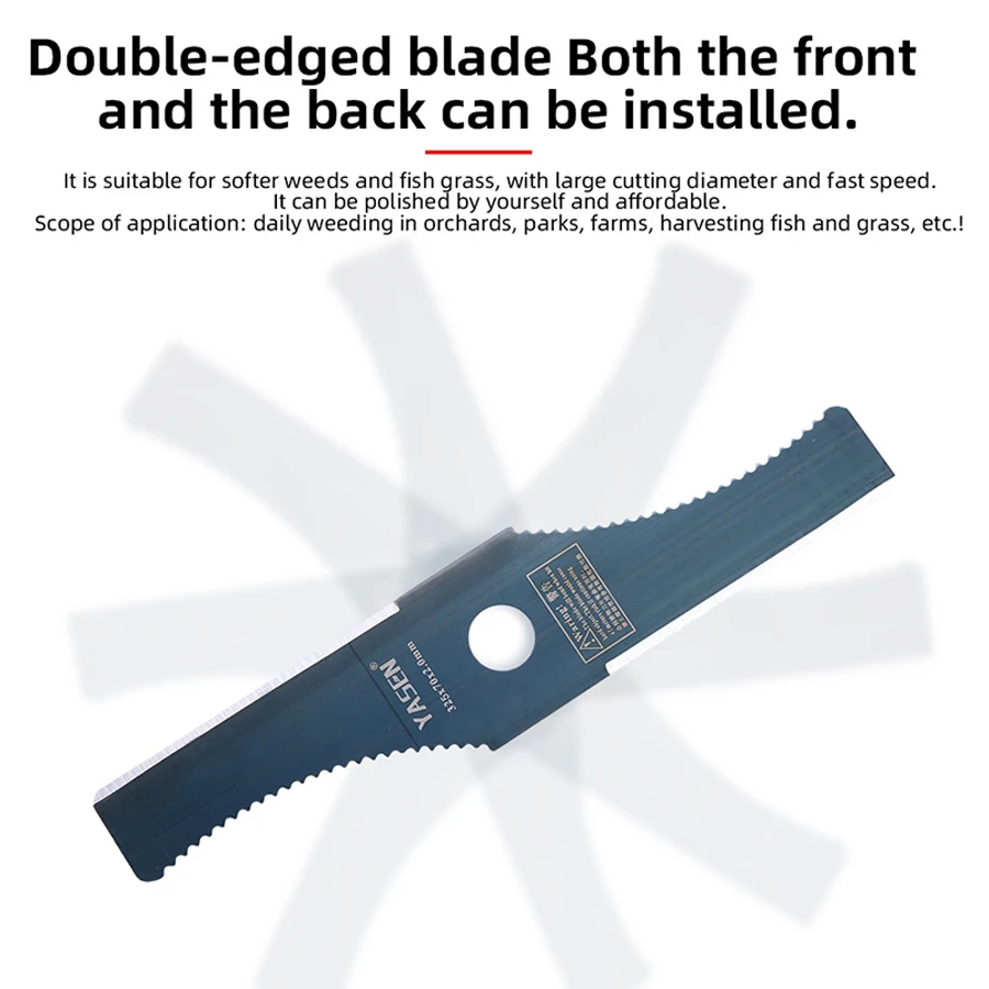 MICROGUO S 모델 잔디깎이, 톱니날 1인치, 정원 도구, 정원용 브러시 커터 잔디 다듬기 헤드