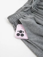 New Women's High Waist Wide Leg Cropped Pants, Retro Loose Lantern Pants, Spring Autumn Sweet Ruffled Casual Trousers. - Image 5
