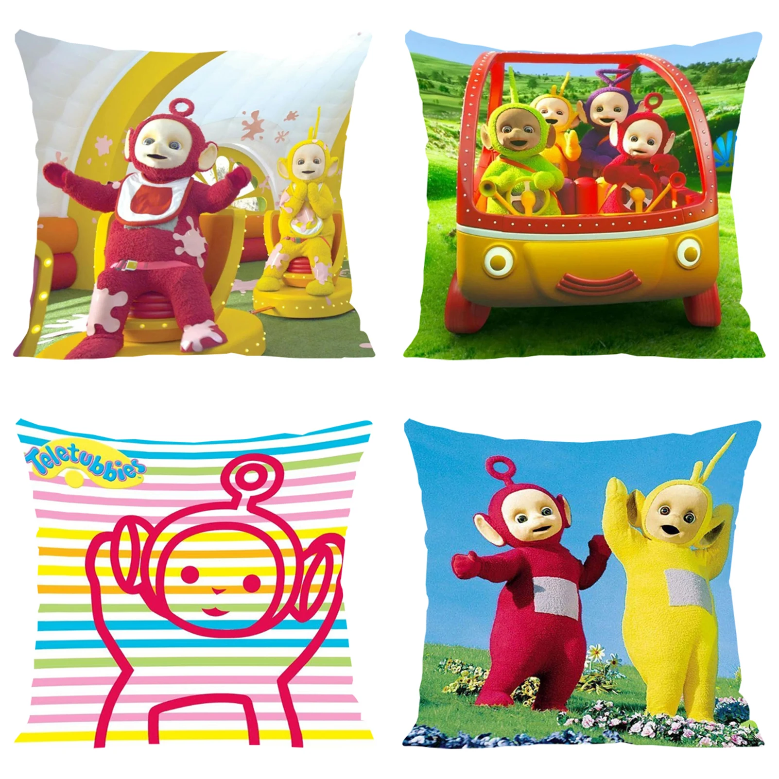 

Luxury Cushion Cover for Living Room Cushions T-Teletubbiess Pillow Cases 45x45 Cushions Covers Pillowcase 50*50 Home Decor