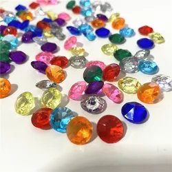 100 Pieces Diameter 10mm Acrylic Colorful Plastic Diamond Shape Pawn Pieces For Token Board Games Counter Accessories