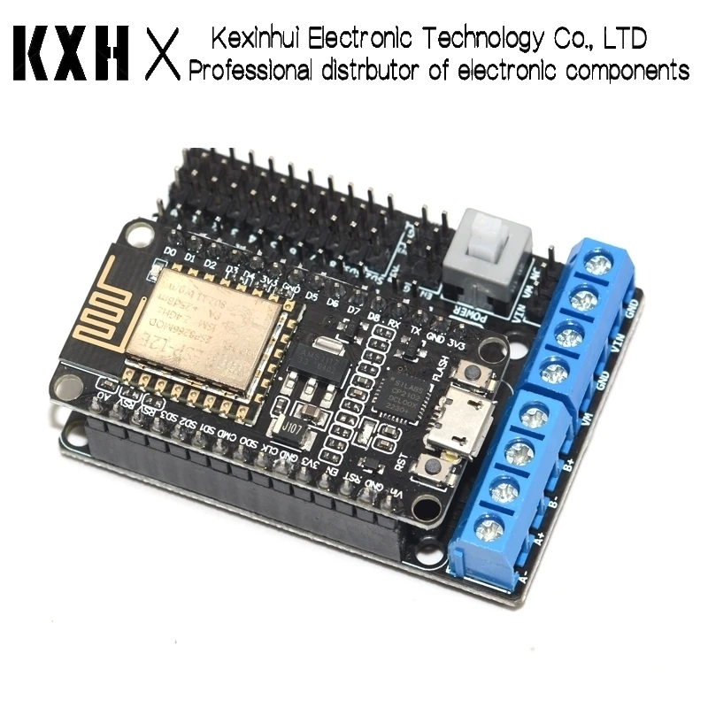 NodeMCU موتور درع مجلس L293D ل ESP-12E من ESP8266 esp 12E عدة لتقوم بها بنفسك لعبة تعمل بالريموت واي فاي rc سيارة ذكية التحكم عن بعد لاردوينو