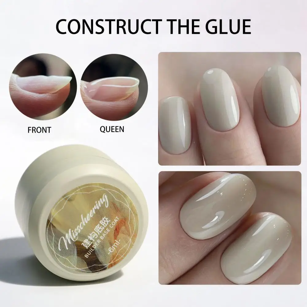 Misscheering-Gel de uñas multiusos para manicura, accesorio terapéutico, elegante, de tendencia superior, nivelación, refuerzo avanzado