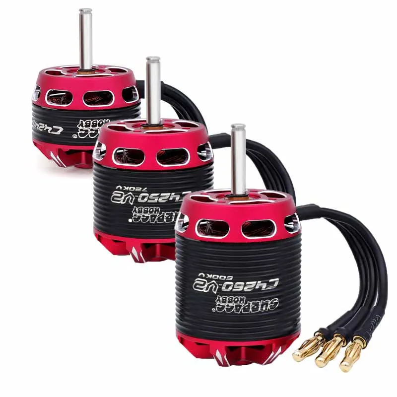 SURPASS HOBBY Brushless Motor C4240 C4250 C4260 3-6S V2 Outrunner Motor for RC Fixed-wing Aircraft Airplane Multicopter Model
