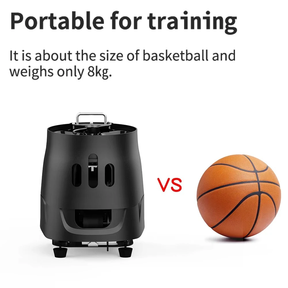 PT-Mini-Pro Draagbare Tennis Automatische Balmachine Launcher Apparatuur Feeder Robot voor Trainingspraktijk APP Afstandsbediening