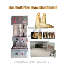 2 Cones 4 Cones Conch Shape Pizza Cone Maker Making Machine With Oven Showcase Optional