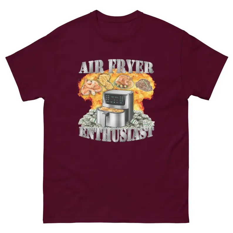 Air Fryer Enthusiast Shirt Oddly Specific Meme T-Shirt Funny Gift Sarcasm T-Shirt Funny Meme T-Shirt Gym Shirts