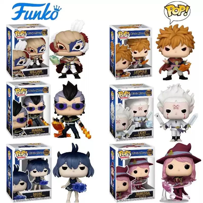 Figuras de muñecos Funko Pop Black Clover William Charlotte Roselei Roselei Chase (noctilucente) modelo Icht Global Limited Collect T