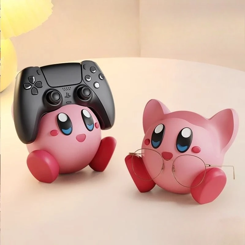 

Милый держатель для геймпада Nintendo Switch в виде Кирби, подставка для очков в стиле аниме, модный креативный декор для гостиной, настольный органайзер, подарок