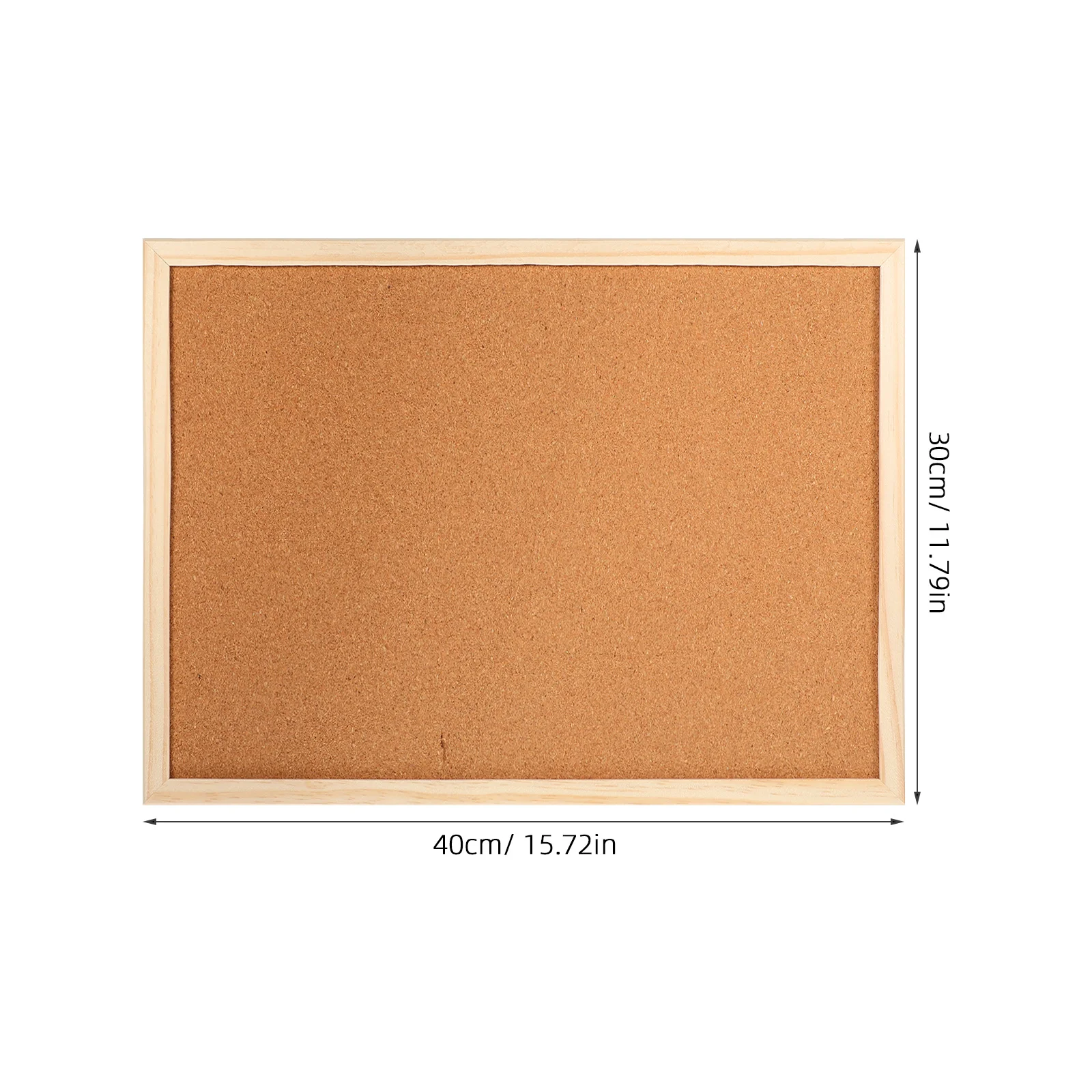 مجموعة واحدة من لوحة الإعلانات المزخرفة لعرض الفلين الناعم مع حواف خشبية، منظم إشعار تذكير المنزل والمكتب، لوحة مذكرة للصور