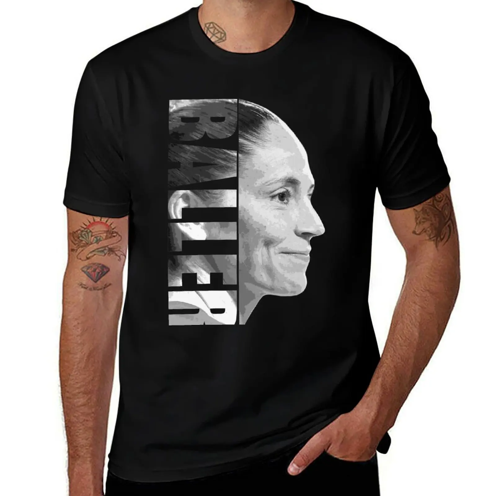 

Sue Bird - Baller T-Shirt man clothes plain vintage anime shirt anime figures mens plain t shirts