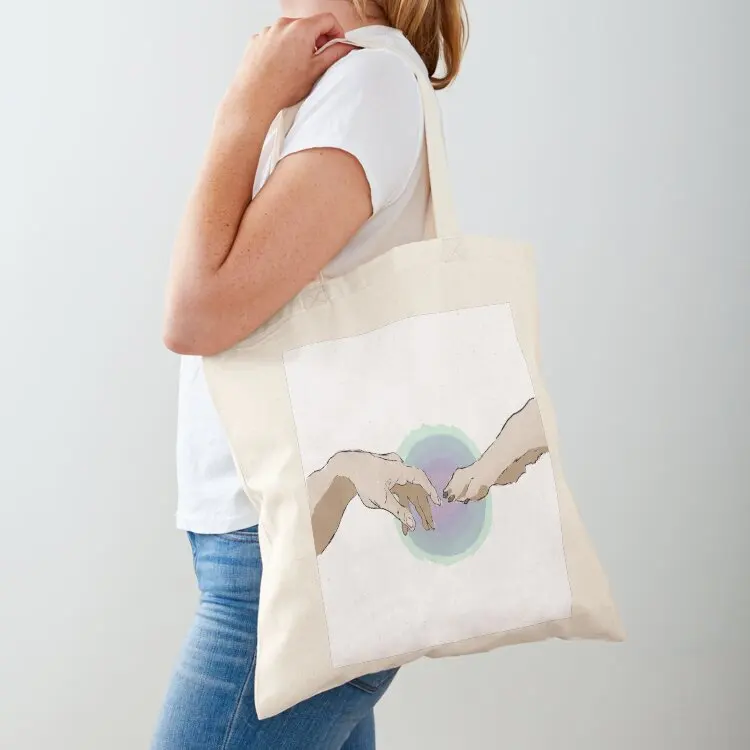 

Creation of Adam... And the Dog Tote Bag shopping bag logo Gift bags custom bags Big bag women