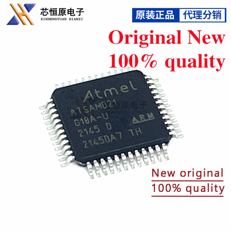 1-10piece ATSAMD21G18A-AU ATSAMD21G18A ATSAMD2 QFP48 Microcontroller Chip IC