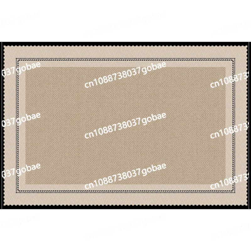 

Antique and high-end household carpet in the living room, leave-in wiping, light luxury, simple and dirt-resistant floor mat