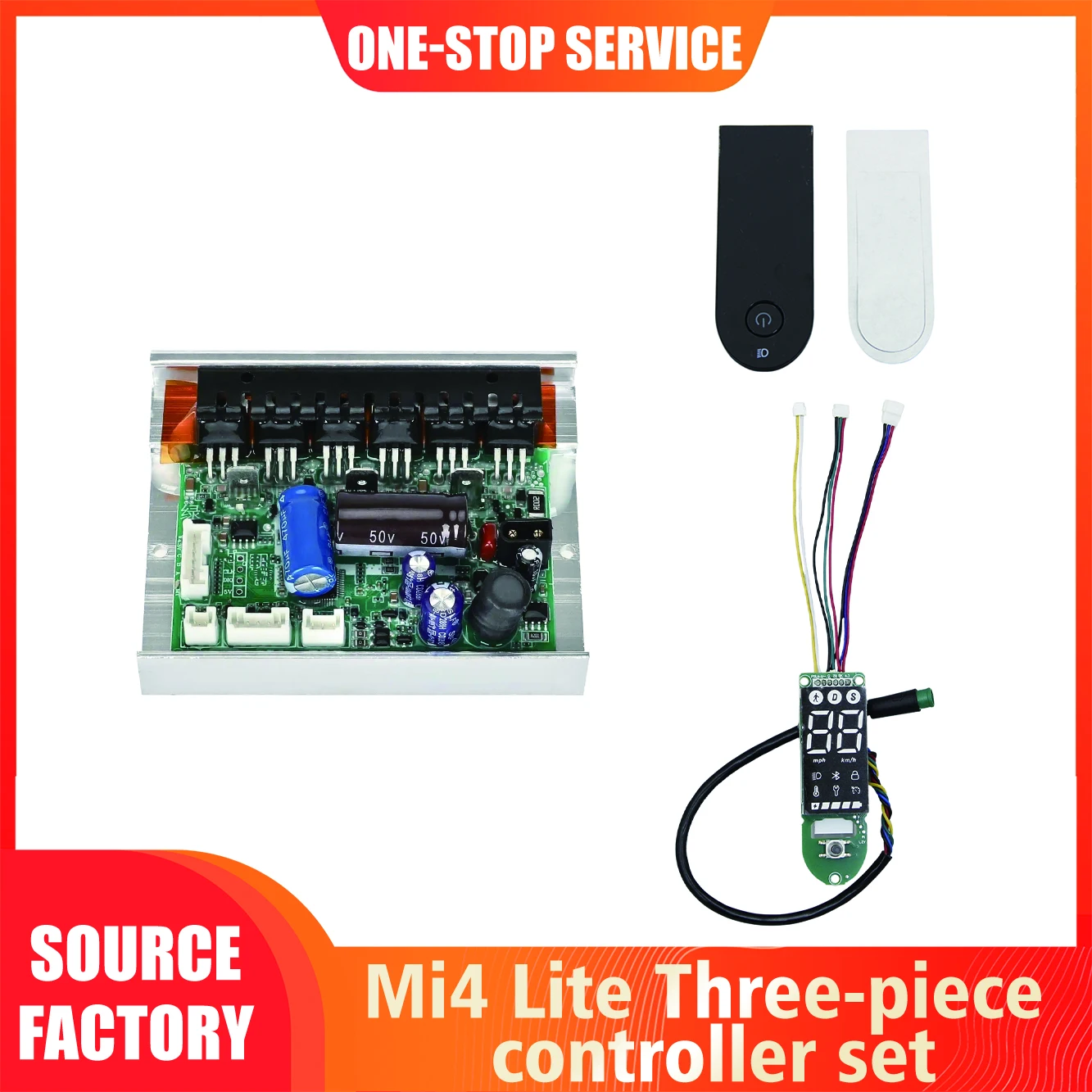 

Mi 4 Lite Controller Kit: Mainboard Controller + Bluetooth Dashboard + Waterproof Face Cover
