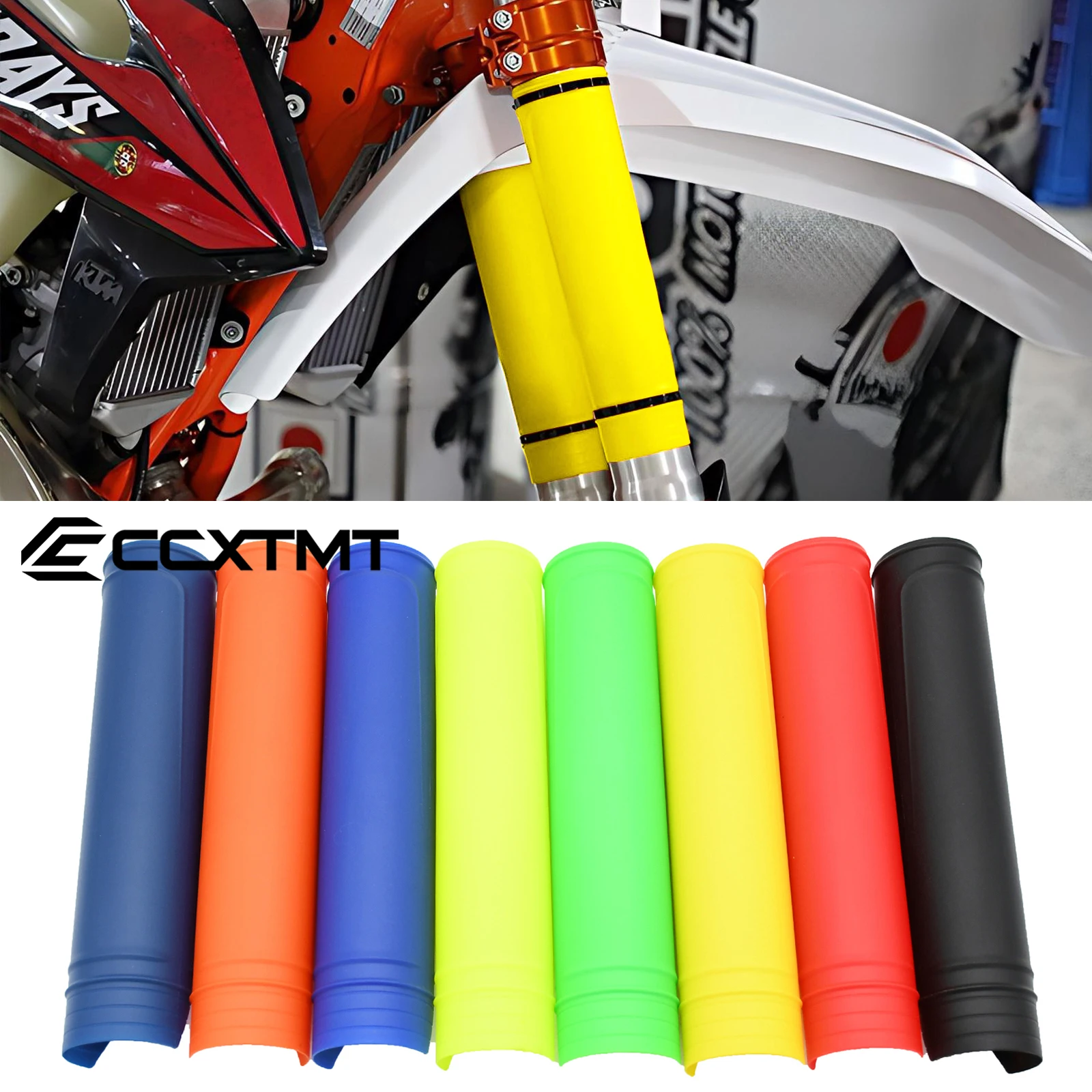 

Motorcycle Universal Fork Cover Shock Absorber Guard Protector For Honda CBR500RR CBR600RR CBR650R CBR1000RR For Yamaha T700 7GT