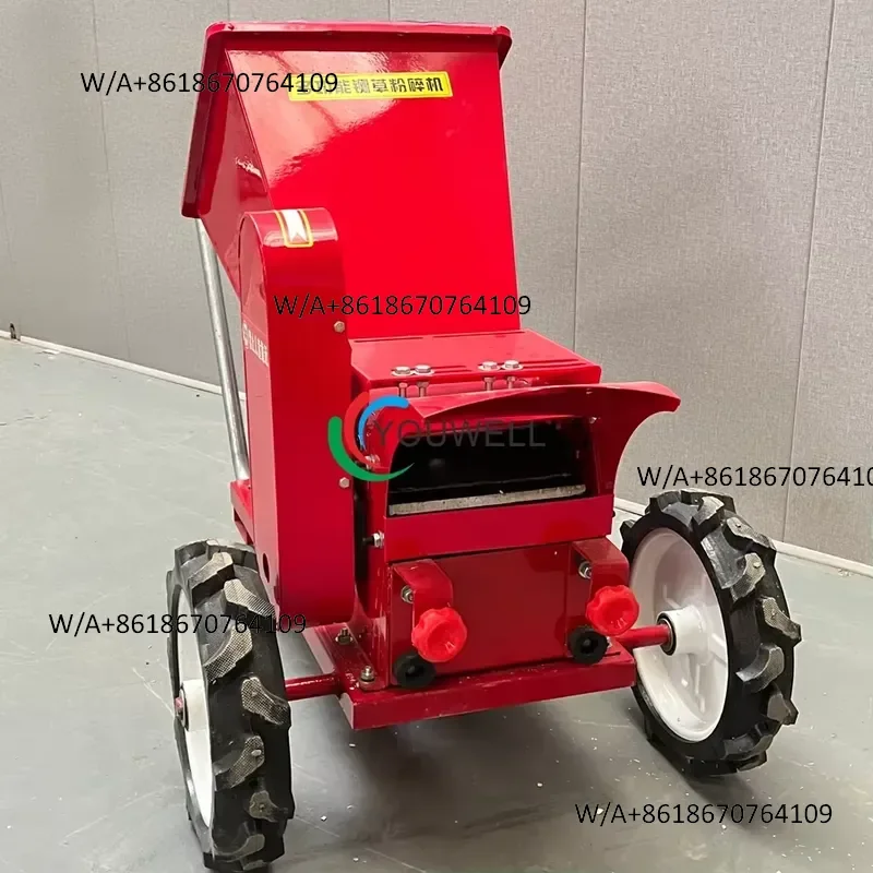 Mobile Design Multifunctional Forage Chopper Grinder - Wet & Dry Use Feed Processor for Cattle, Sheep & Poultry Farms