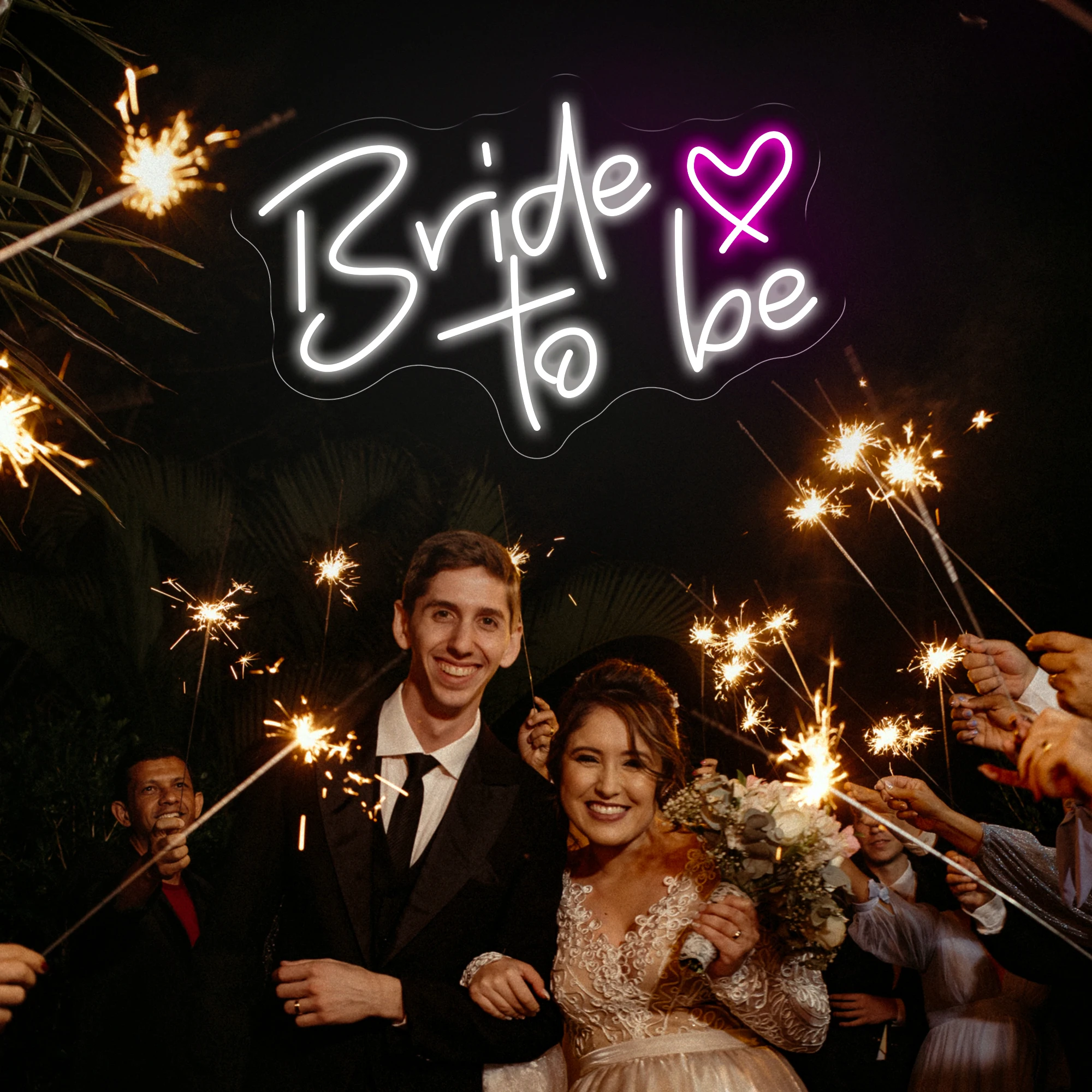 Neon Sign LED Lights Bride To Be Neon LED Sign Wedding Decoration Home Art Wall Neon Light Sign Party Better Together Neon Lamps