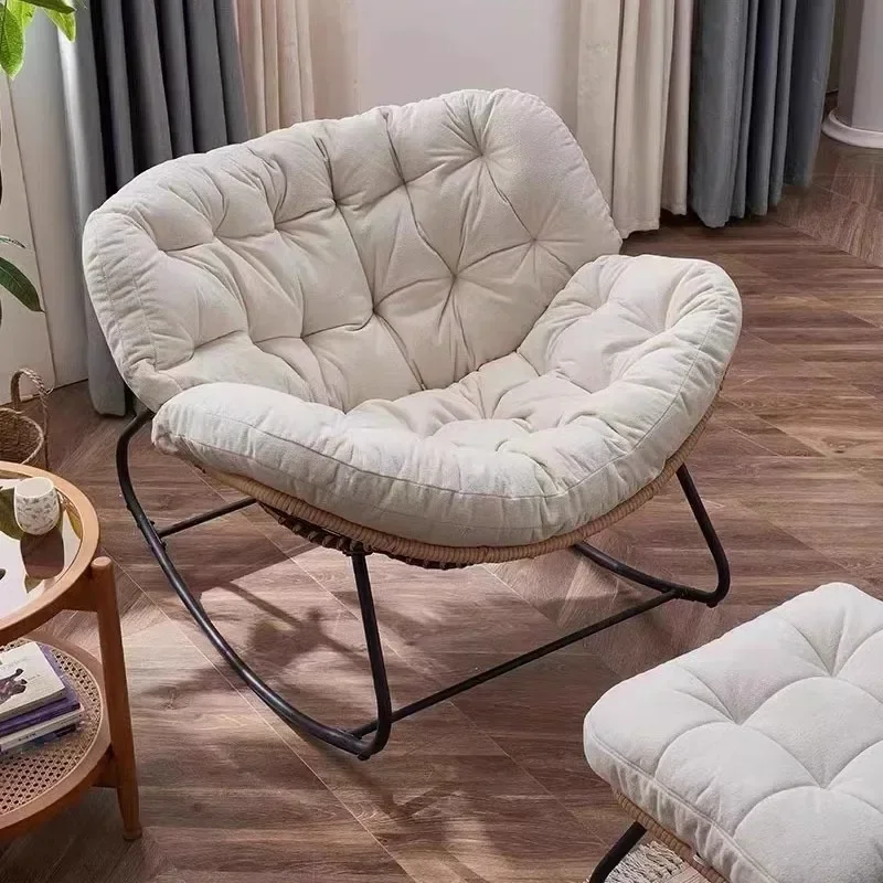 Massage Chair Bedroom Nordic Lazy Rocking Luxury Armchair Modern Accent Furniture Convenience Store Muebles Outdoor Wheel