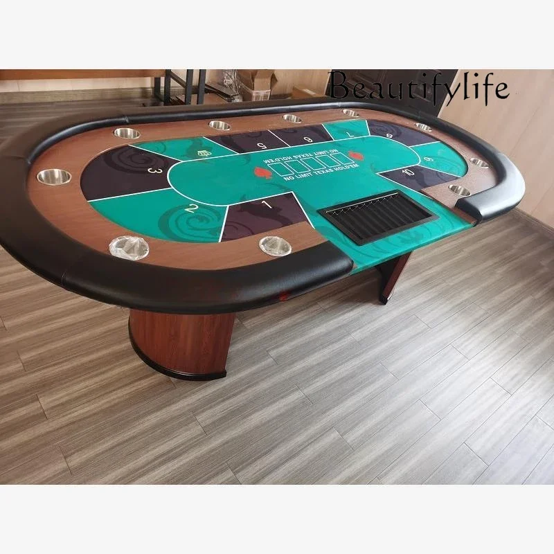 

Стол для покера Baccarat Роскошный высококачественный специальный столик из техаса S Профессиональный стол для техаса