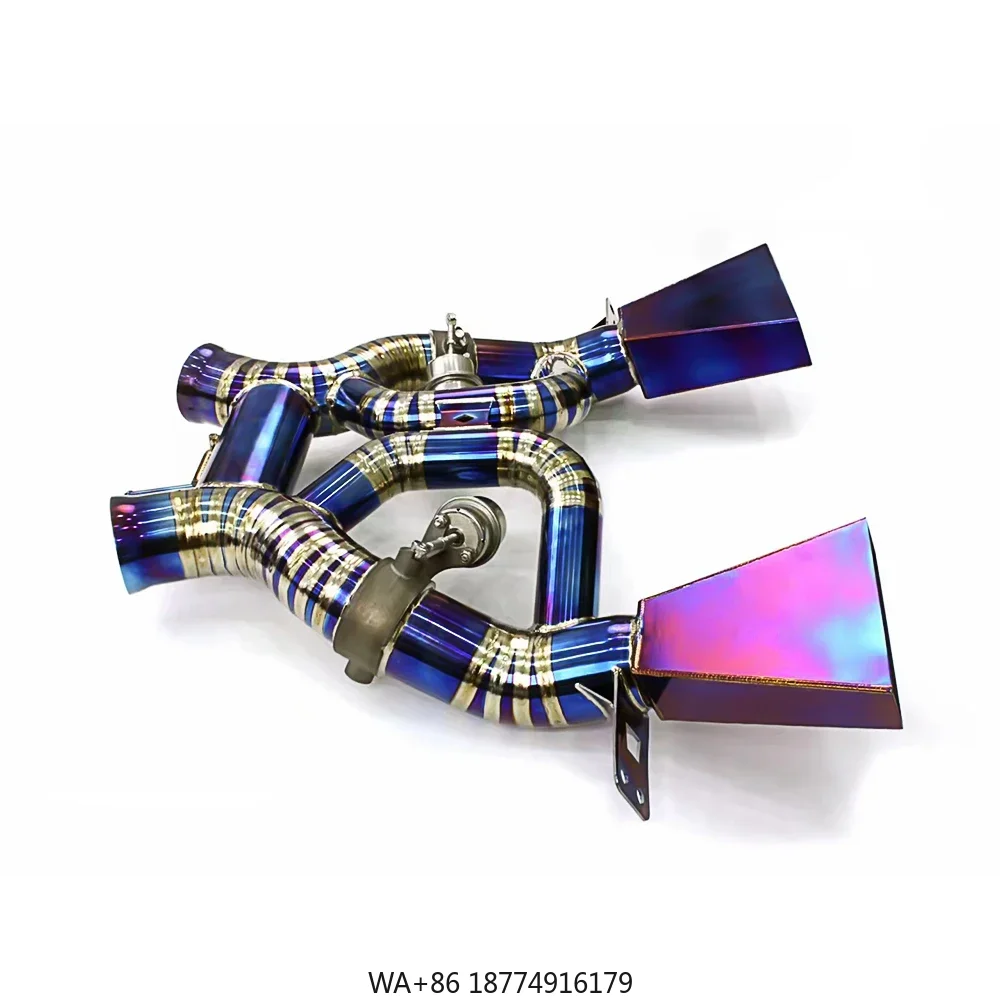 

Автомобильные аксессуары из титанового сплава, подходящие для 650s 3.8 2014-2016, управление выпускным клапаном Catback, выхлопная труба