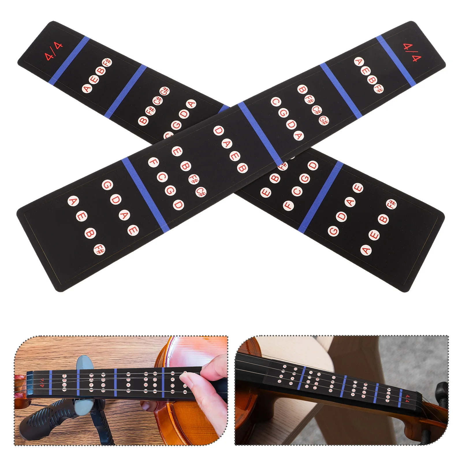 

10 Pcs Violin Sound Accurate Post Fretboard Stickers Musical Instrument Decorative Guides for Orchestral Note