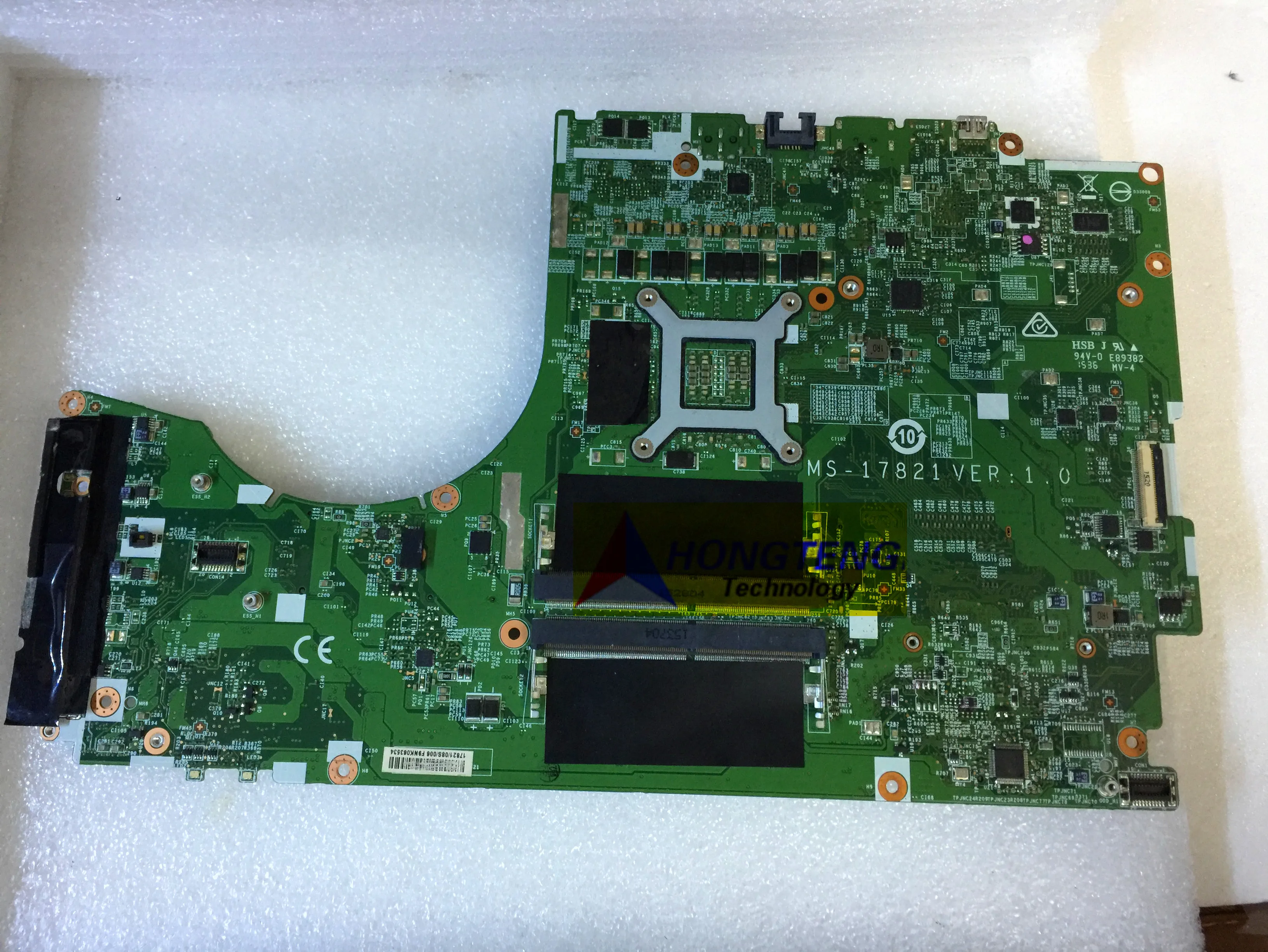 Genuine ms-17821 For MSI GT72 Laptop Motherboard WITH I7-6700HQ CPU   Test OK