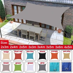 Waterproof Sun Shade Sail Canopy Rectangle UV Block Sun Shelter For Outdoor Garden Patio Backyard Terraza Awning Privacy Screen