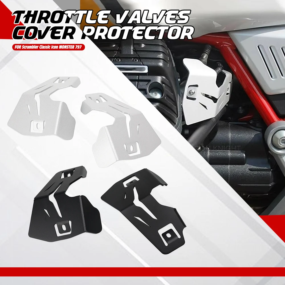 

V85 Throttle Valves Cover Protector For MOTO GUZZI V 85 TT TT V85TT 2019- 2024 Motorcycle Throttle Body Guards Cover Protection